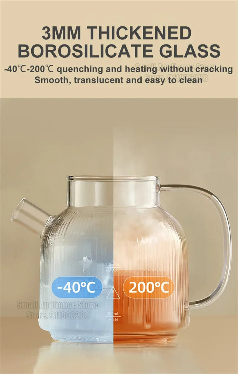 OIDIRE 220v Glass Electric Kettle Health Preserving Pot Tea Maker With Filter Reservation Temperature Adjustable Multi Cooker
