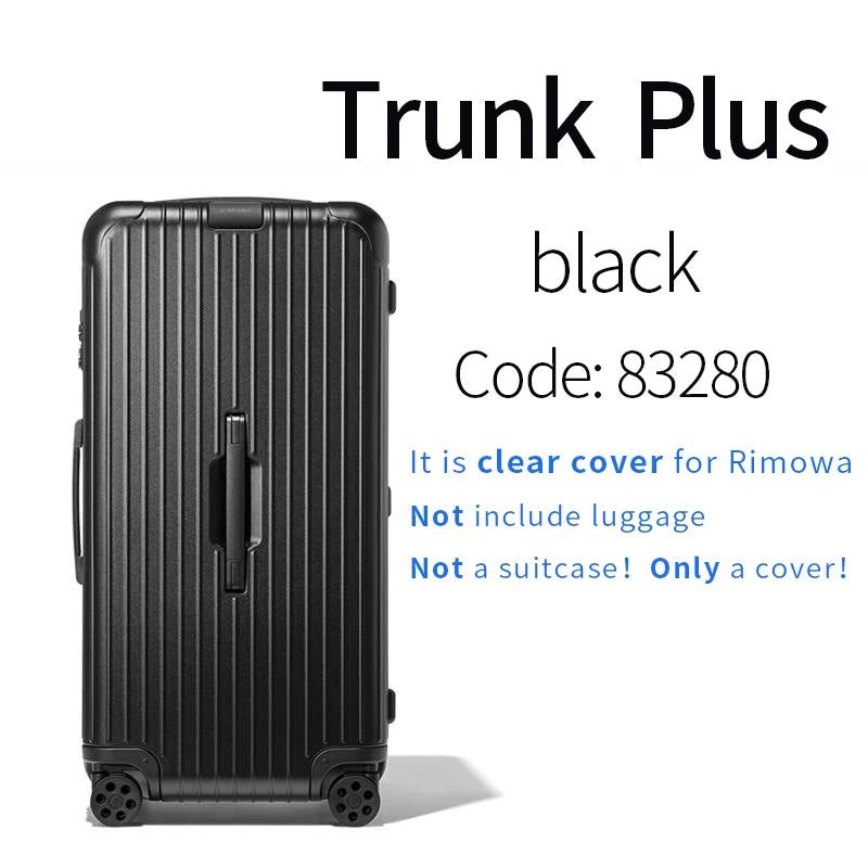 Transparent Cover Applicable for Rimowa Essential Suitcase Protective Cover Clear Trunk Plus 31 33 Inch Rimowa Luggage Cover