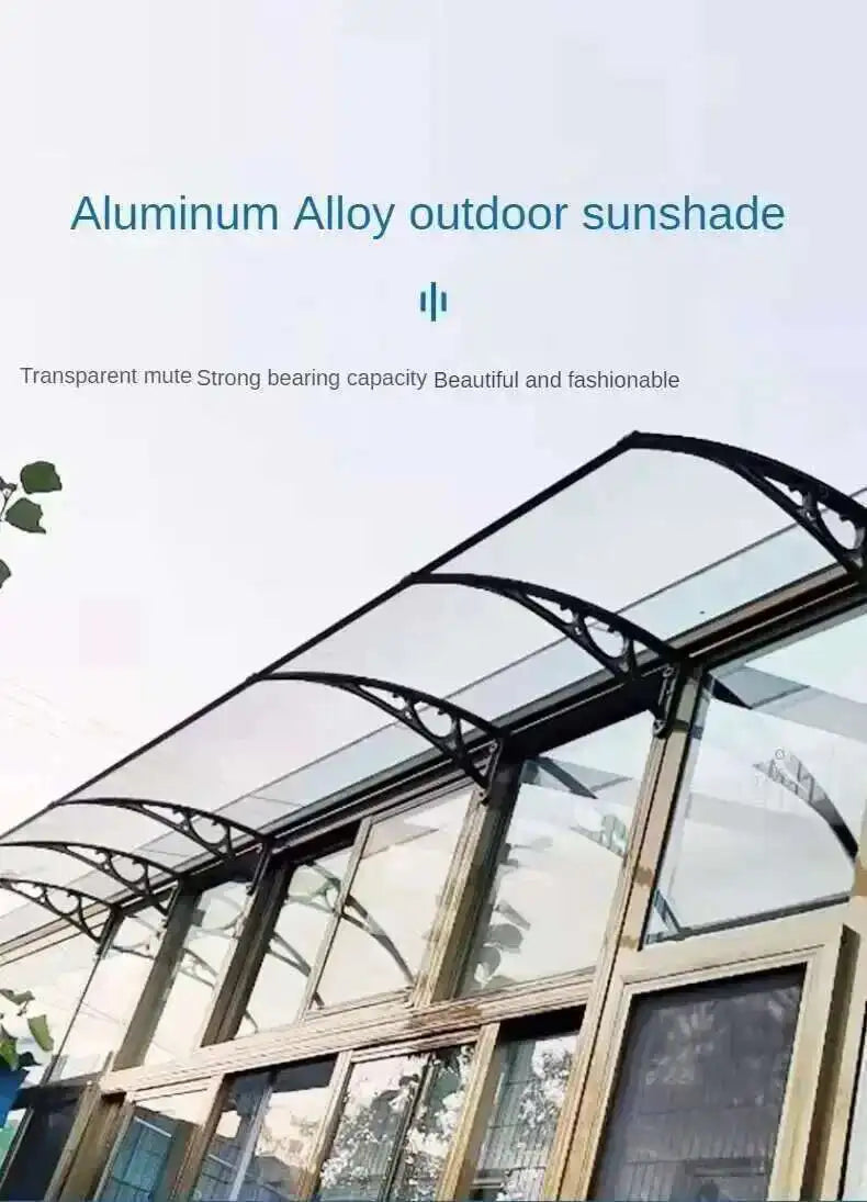 Modern Metal Awning for Electric Box Silent Outdoor Thickened Awnings Personalized Commercial Waterproof Awnings for Terrace