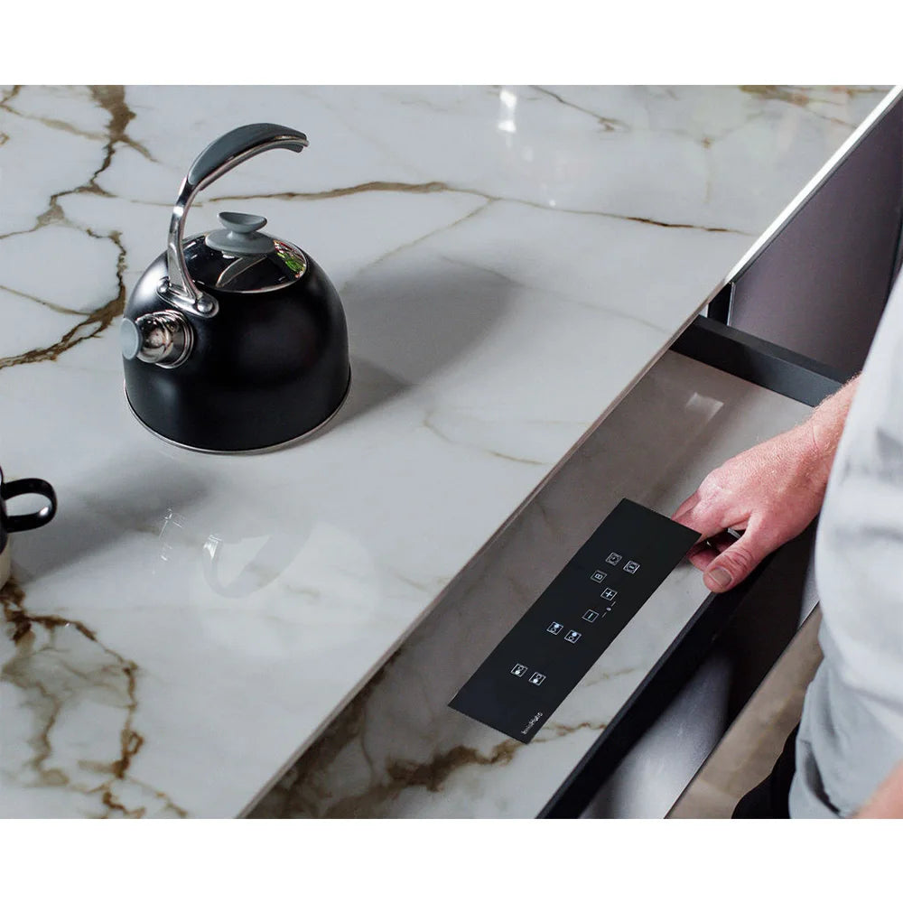 Invisible Built In Induction Hob Cooktop Stove Cooker Under Granite Marble Countertop Hidden 4 burner Hob Separated Control