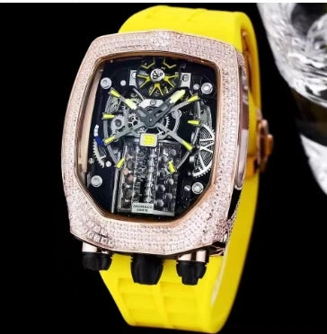 Advanced limited edition men's mechanical watch new design carving custom watch automatic mechanical men's watch men's gif