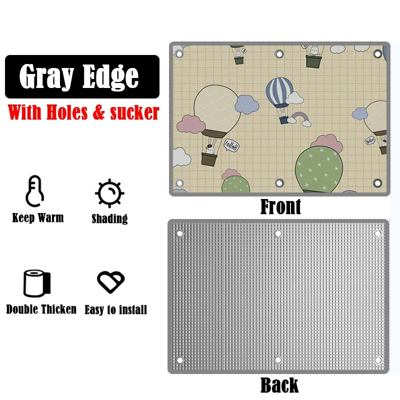 Home Windows Sunshades Anti-UV Aluminum Foil Shading Screen Sunshine Room Shading Board Keep Warm Film Balcony Privacy Pad
