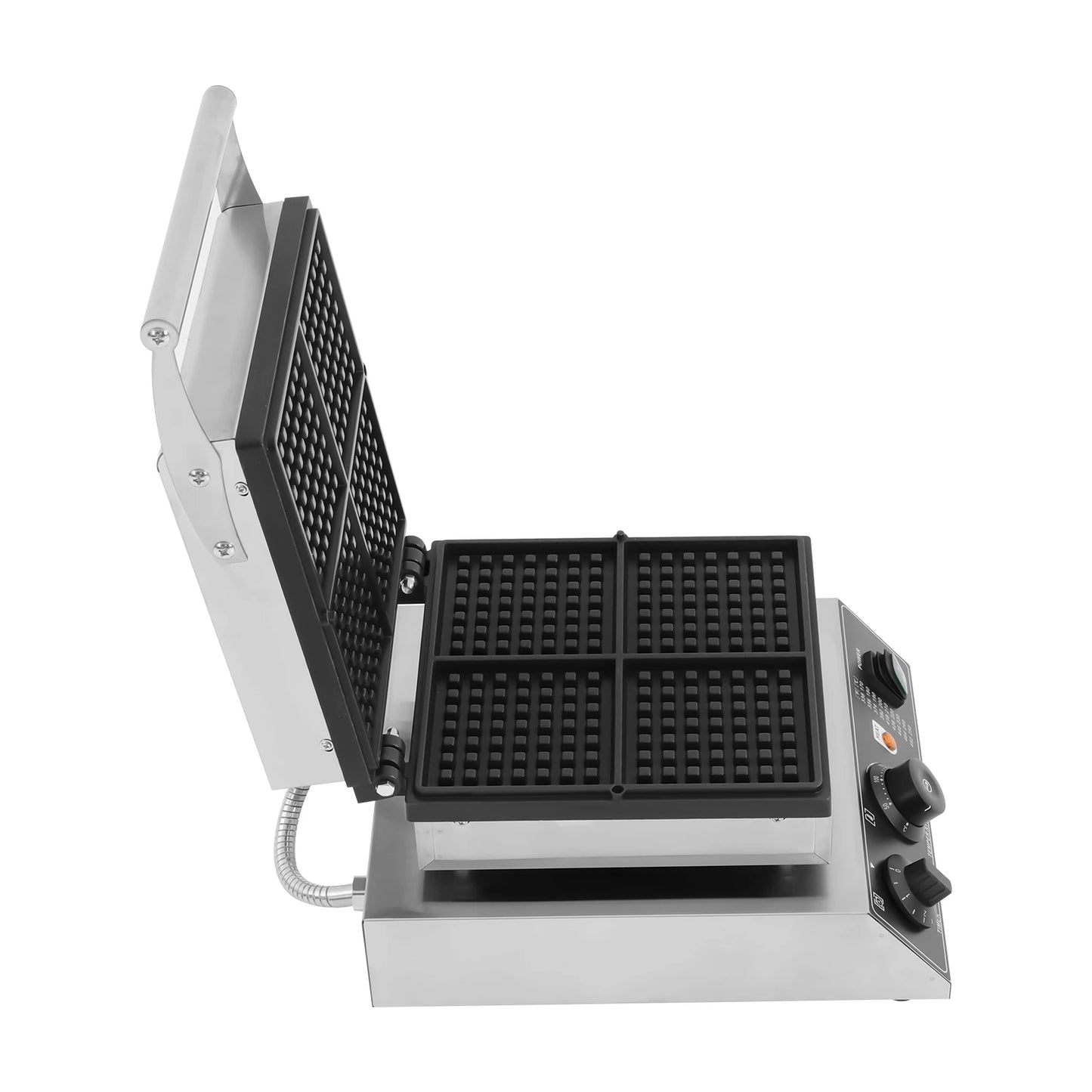 1750W Electric Waffle Maker 4 Grids Waffle Making Machine for Making Waffles Home Kitchens Commercial 50-300℃