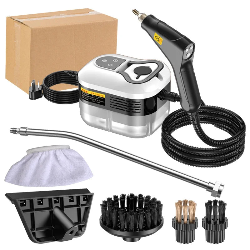 2500W High Pressure Steam Cleaner High Temperature Washing Machine for Home Air Conditioner Kitchen Hood Car Floor Cleaning Use