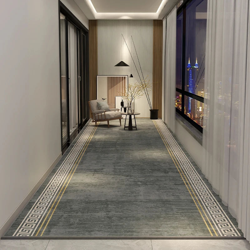 Custom Made Long Hallway Carpets European Stairs Corridor Carpet Hotel Hall Runner Aisle Carpet Area Rugs Non-slip Floor Mat