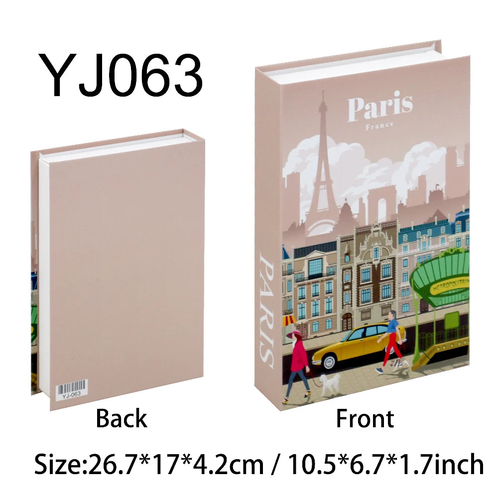 Aperol Cocktail Luxury Fake Books Decoration Coffee Table Decorative Books Club Villa Hotle Decoration Shooting Props Home Extra