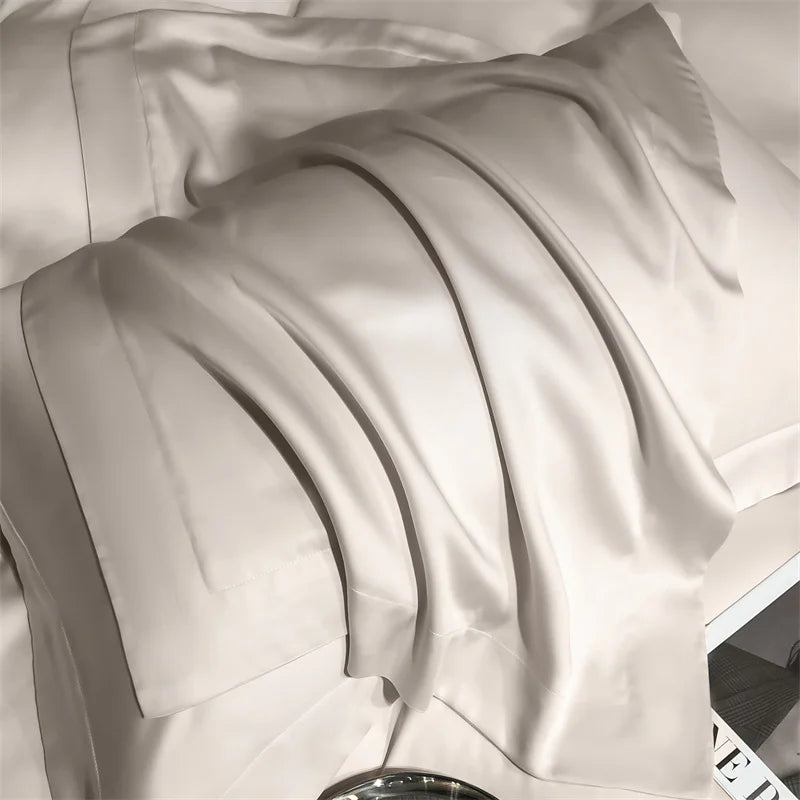Dreamreal Pure Bamboo Bedding Set for Hotel Home Luxury Organic Bamboo Duvet Cover Fitted Bed Sheet Sets Pillowcase Cooling Soft