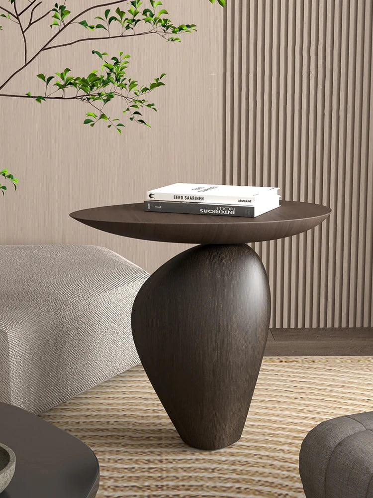 Creative Cobblestone Side Table – Nordic Style Unique, modern design perfect for living rooms, bedrooms, or sofa corners. Stylish coffee/tea table for home décor.