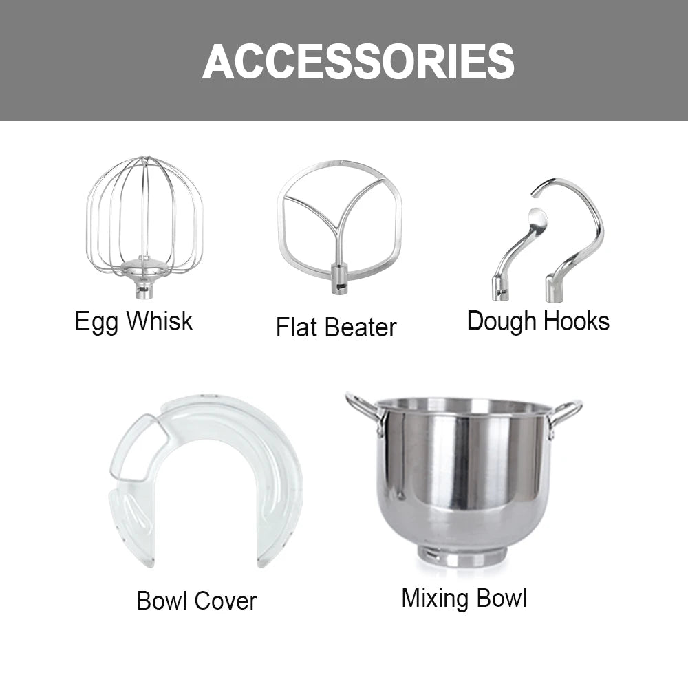 Home Stand Mixer High Power Capacity 2000W 11L Cake Bread Dough Mixer Planetary Electric Home Kitchen Appliance Food Mixer