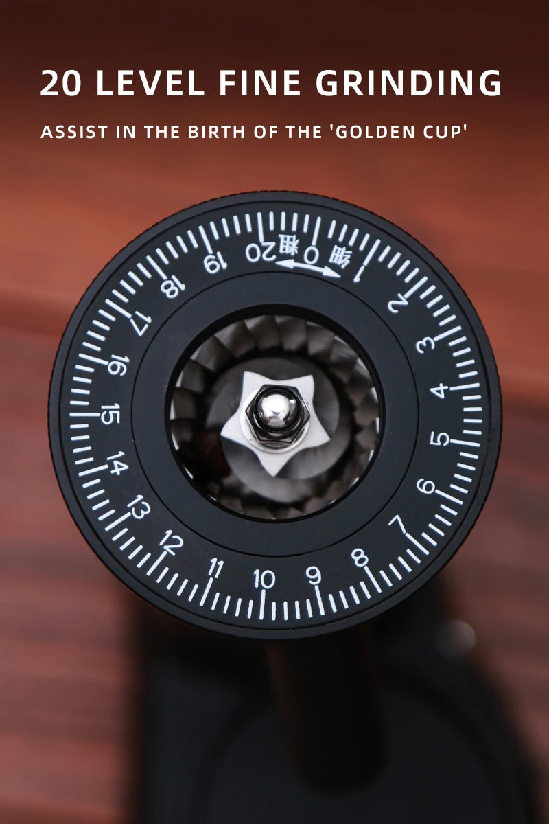 Portable Electric Stainless Steel 48mm Conical Burrs Adjustment Design Electric Coffee Grinder
