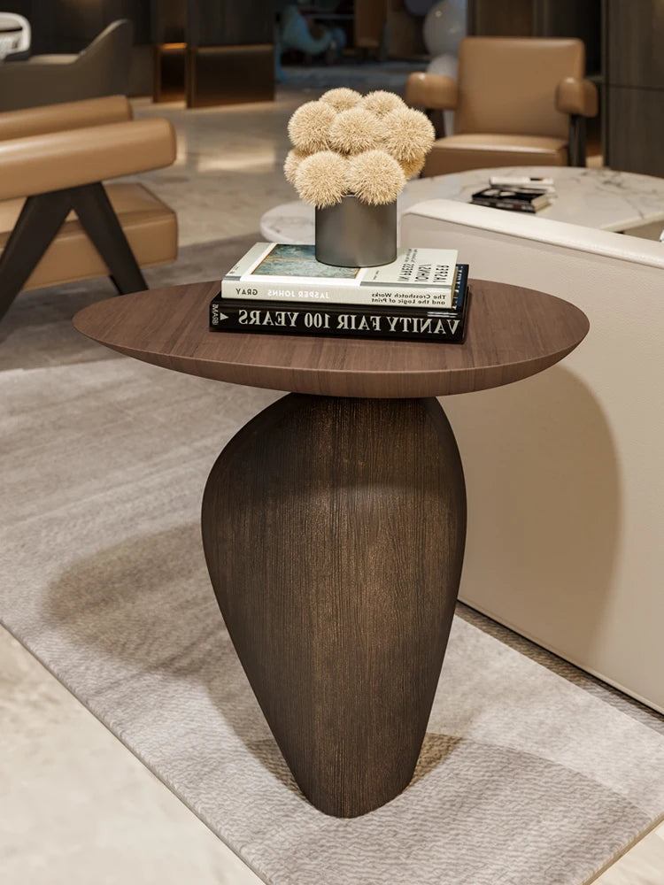 Creative Cobblestone Side Table – Nordic Style Unique, modern design perfect for living rooms, bedrooms, or sofa corners. Stylish coffee/tea table for home décor.