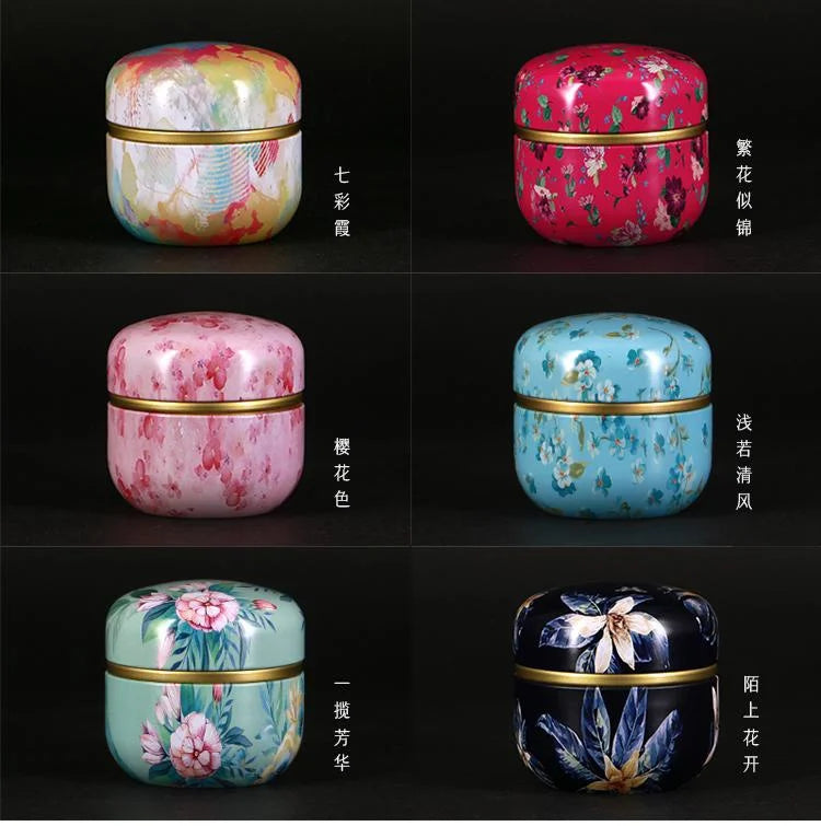 Tea Storage Kitchen Tea Box Jar Storage Holder Sweetmeats Candies Cans Teaware Tea Caddies Containers Multi-purpose Storage Box