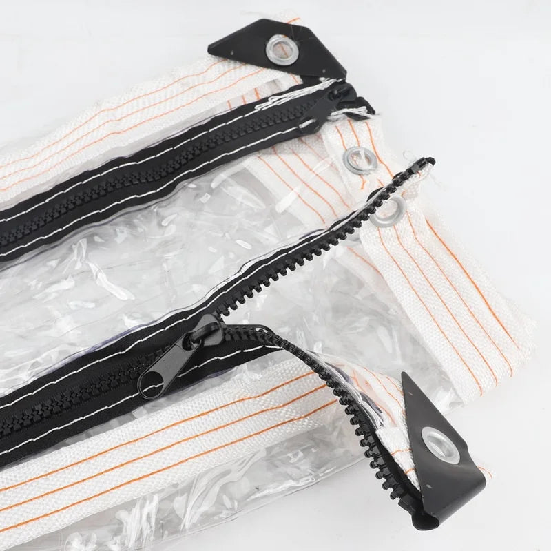 0.33MM Transparent PE Tarpaulin Garden Plant Shed Keep Warm Grid Rainproof Cloth Balcony Windows Rain Cover Waterproof Awning