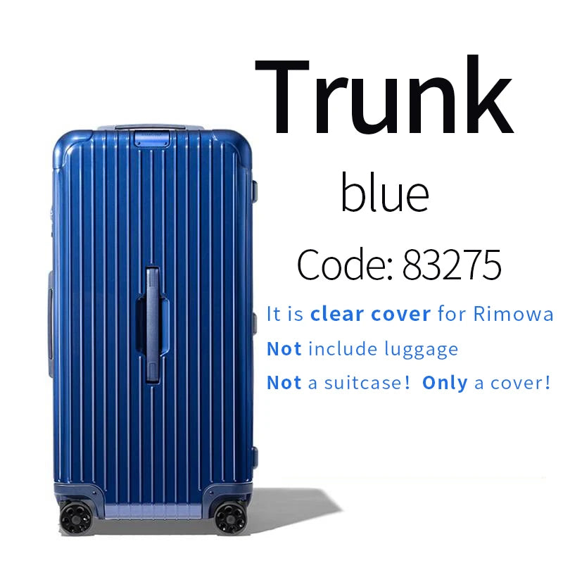Transparent Cover Applicable for Rimowa Essential Suitcase Protective Cover Clear Trunk Plus 31 33 Inch Rimowa Luggage Cover