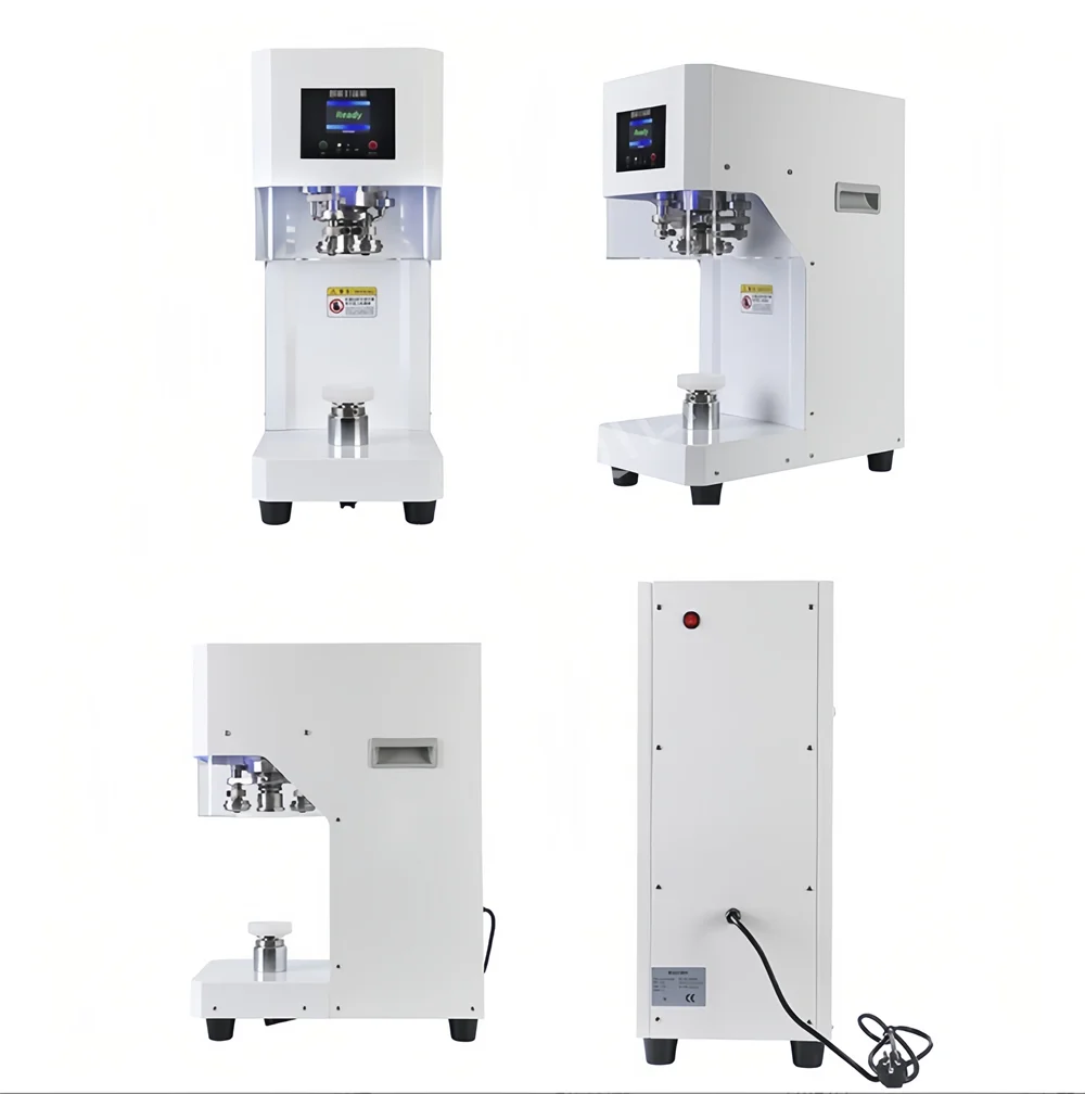 Commercial Can Sealing Machine 330/500/650ml Can Sealer 55mm Caliber Milk Tea Beverage Bottle PET Aluminum Bottle