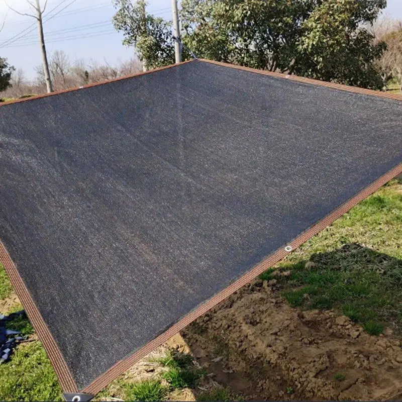 6X6m Black Shade Cloth with Grommets Sunblock Mesh Cover Anti-UV Garden Balcony Plant Sunshade Net Outdoor Greenhouse﻿﻿﻿﻿﻿﻿﻿﻿﻿﻿