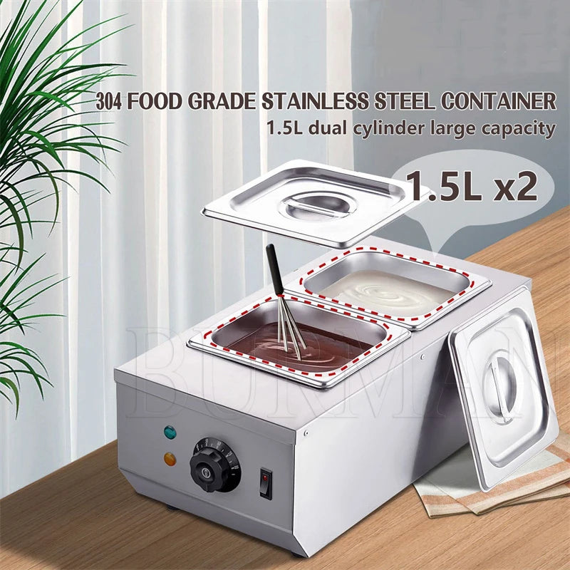 Electric Chocolate Melting Machine Furnace Tempering Machine Heating Stove 110V 220V