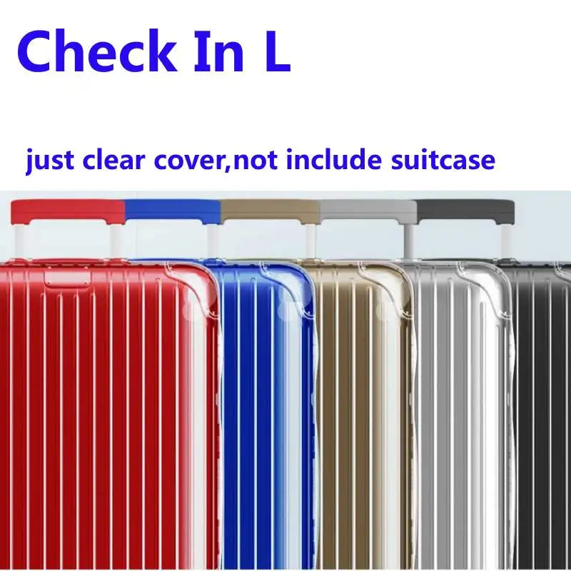 Luggage Cover For Rimowa Essential Trunk Plus Rimow Original Classic Hybrid Distinct Essential Lite Clear PVC Customized