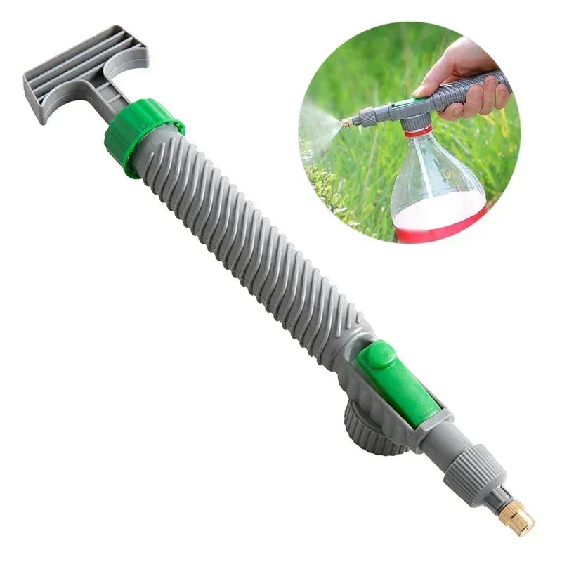 Sprayer Adjustable Drink Bottle Spray Head Nozzle High Pressure Air Pump Garden Watering Sprayer Manual Agriculture Tool