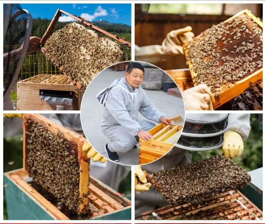 Beekeeping anti-bee clothing protective clothing, new thickened air whole body conjoined bee equipment, 3D breathable anti-bee c