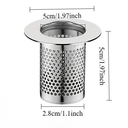 1pc Drain Filter , Bathroom Sink & Shower Drain Catcher, Suitable for Kitchen and Bathroom Drain Protection
