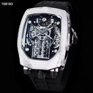 Advanced limited edition men's mechanical watch new design carving custom watch automatic mechanical men's watch men's gif