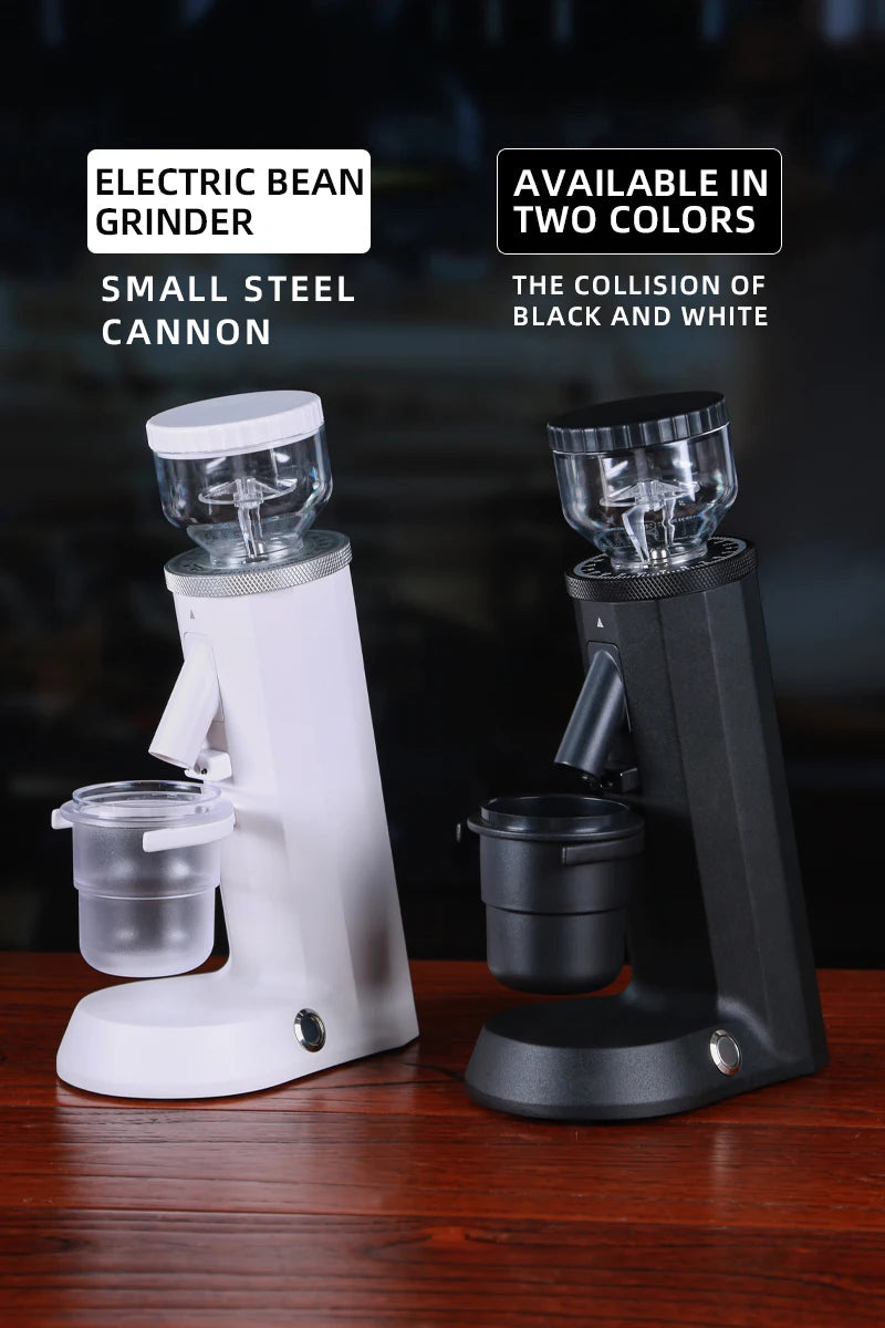 Portable Electric Stainless Steel 48mm Conical Burrs Adjustment Design Electric Coffee Grinder