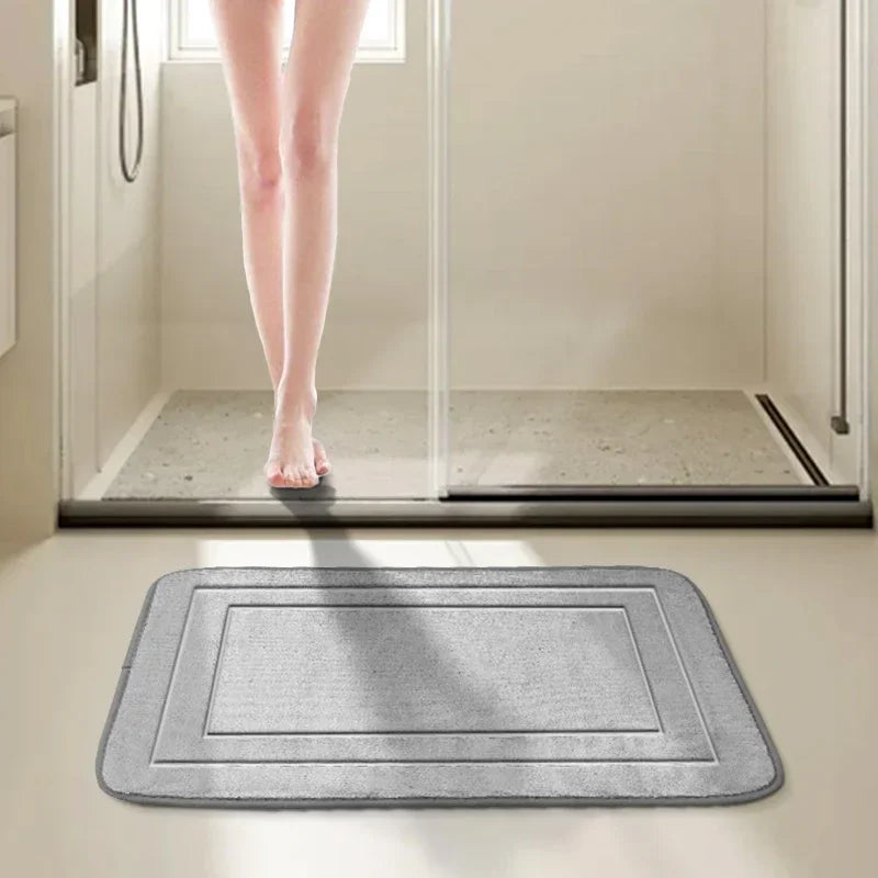 1PC Bath Mat & Bathroom Extra Thick & Soft Non Slip Super Absorbent Bathroom Rugs Bath Rug for Bathroom Floor Boden Matte 발매트