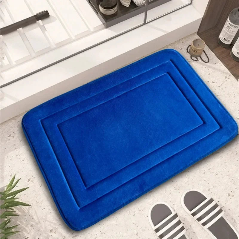 1PC Bath Mat & Bathroom Extra Thick & Soft Non Slip Super Absorbent Bathroom Rugs Bath Rug for Bathroom Floor Boden Matte 발매트