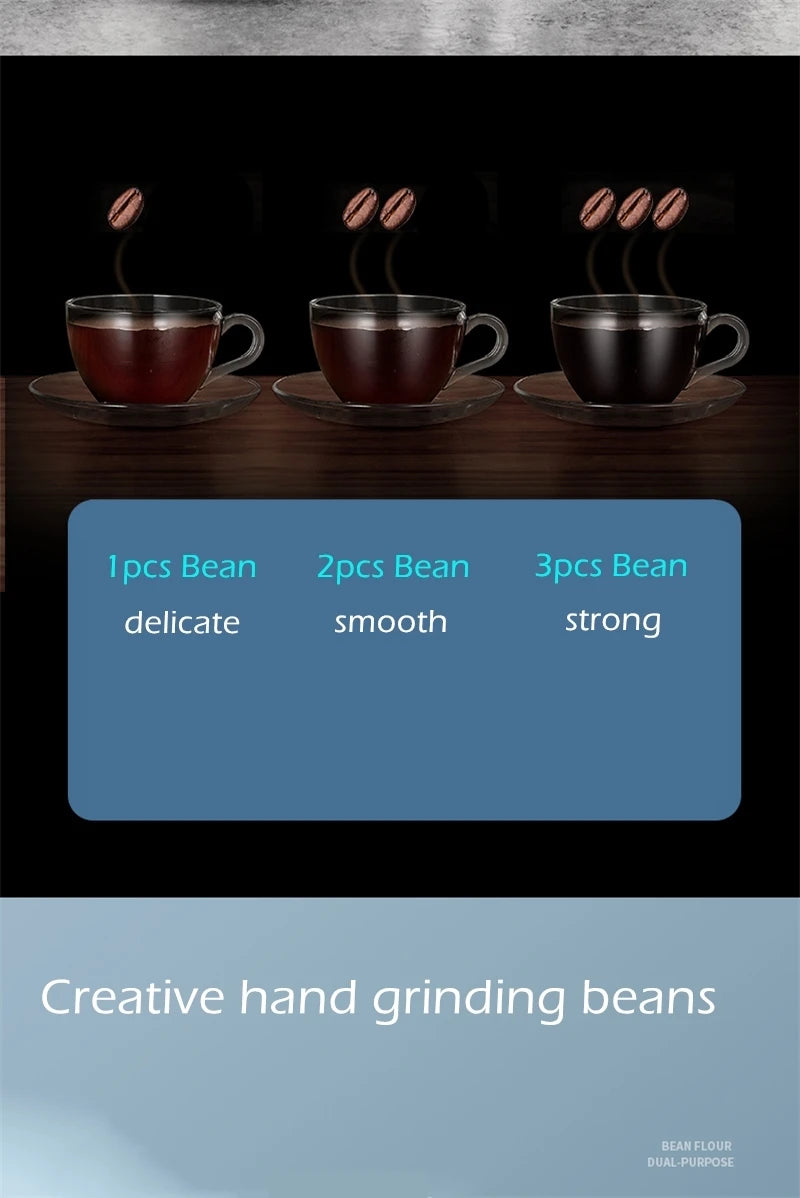 Fully automatic American coffee machine，Coffee beans or powder can be used，Electric grinding drip coffee machine 2-in-1