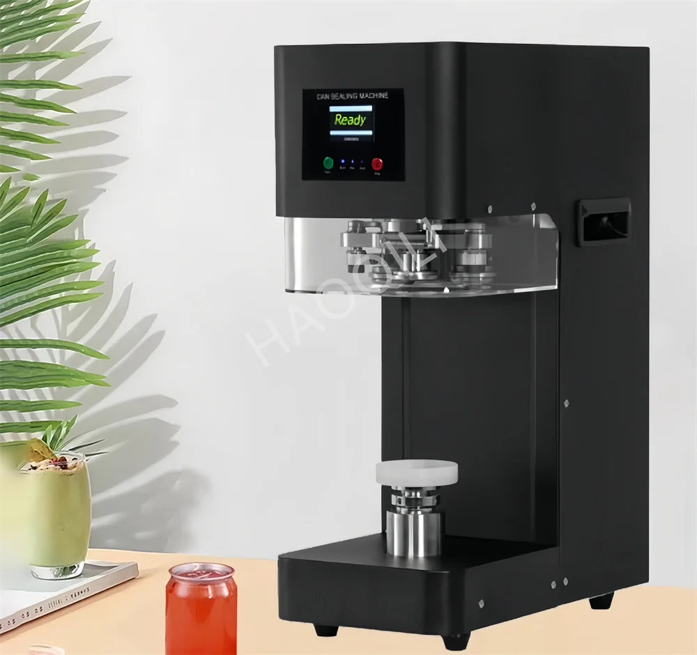 Commercial Can Sealing Machine 330/500/650ml Can Sealer 55mm Caliber Milk Tea Beverage Bottle PET Aluminum Bottle