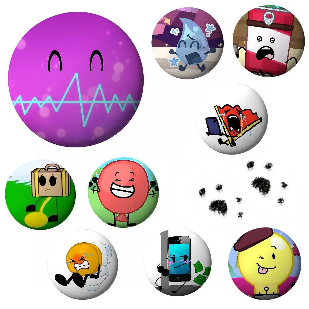 Funny A-Inanimate Insanity-S Badges Tinplate Soft Button Pin Brooch Metal Badge Custom Jewelry Accessories Hat Bag Lapel