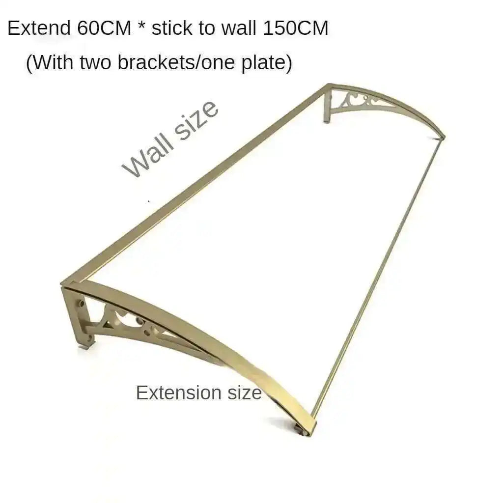Modern Metal Awning for Electric Box Silent Outdoor Thickened Awnings Personalized Commercial Waterproof Awnings for Terrace