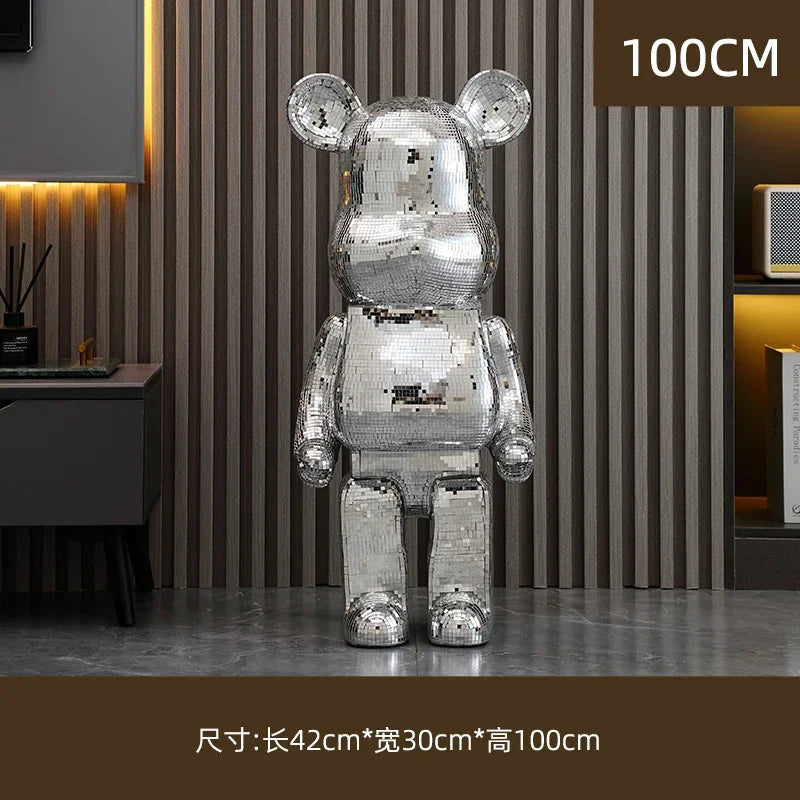 Violent Bear Standing Decoration - Big Piggy Bank for High-End Living Room, Sofa Side Decorative Item, Home Furnishing Ornament