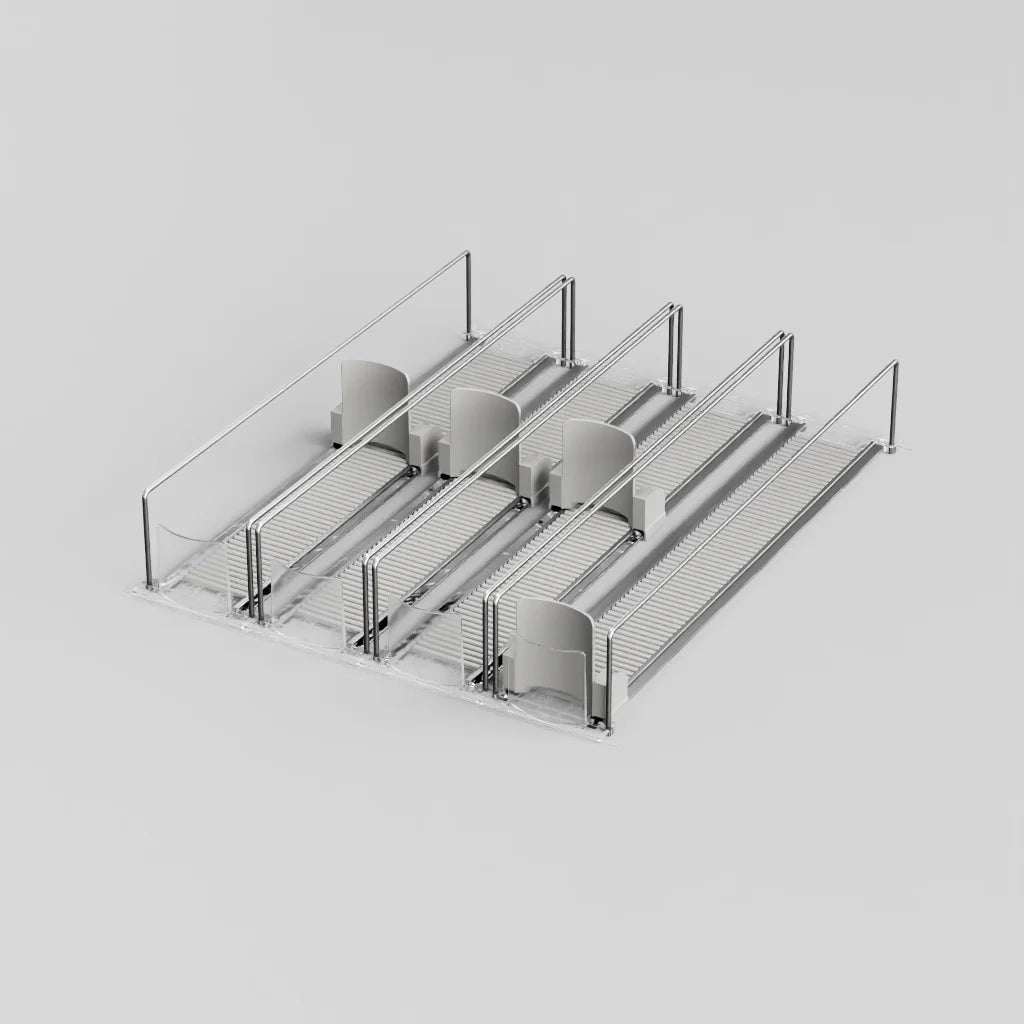Beverage Spring Pusher Glide for Fridge Automatic Drink Propeller Bottle Rack Cans Organizer Refrigerator Drink Dispenser Shelf