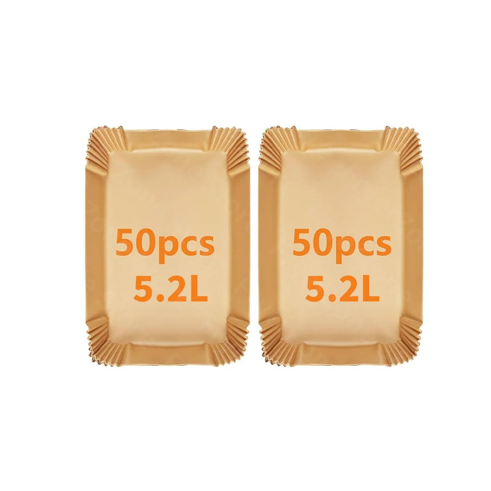 10.4L and 5.2L Air Fryer Disposable Paper Liners For Ninja AF500EU Baking Paper for Ninja Foodi Flex Air Fryer Airfryer Tools