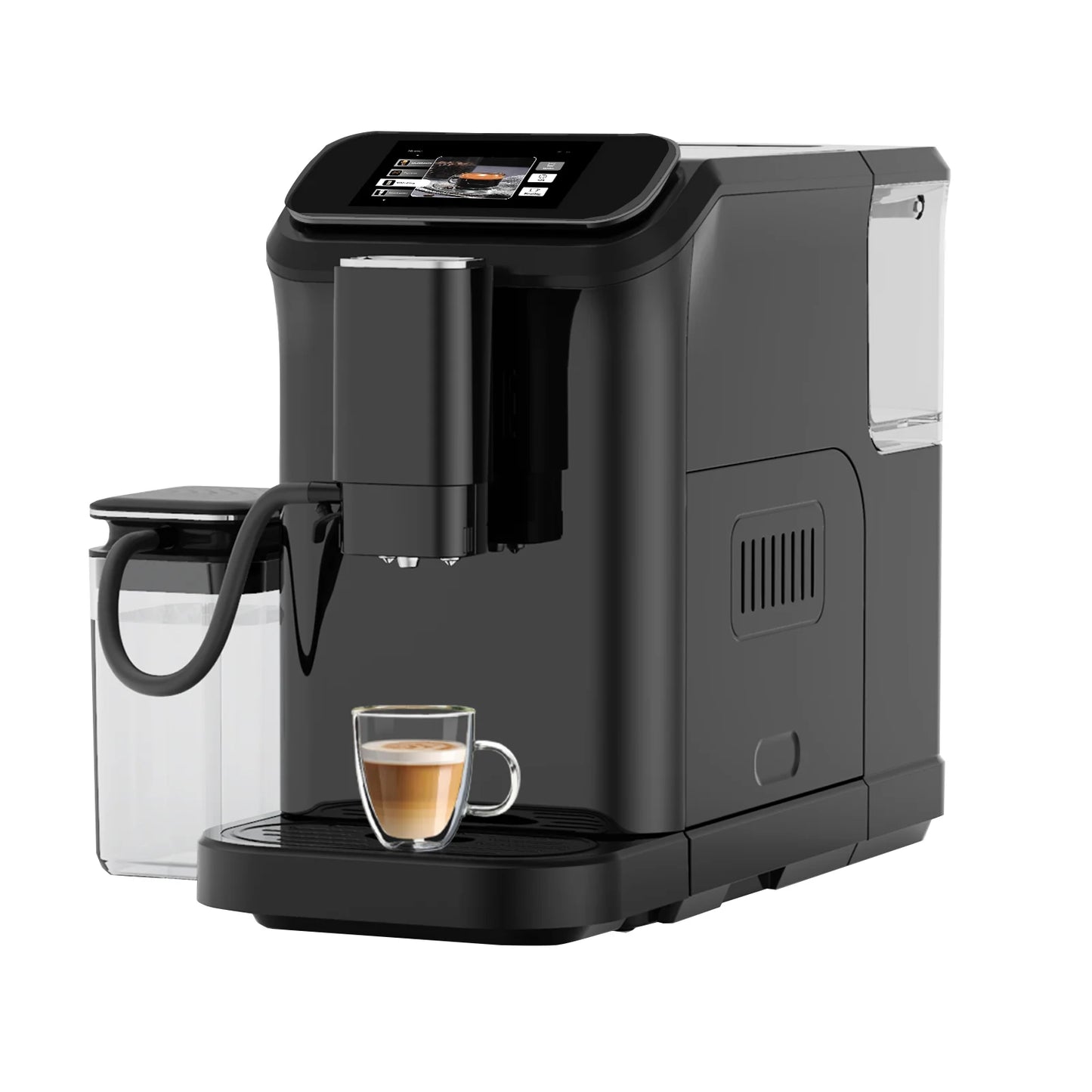 Mcilpoog WS-D5  Automatic Coffee Machine - Smart Wi-Fi , 12 Coffee Varieties, Touchscreen & Built-In Frother/1.5L Tank for Home