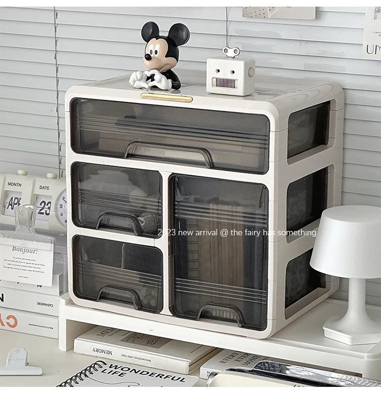 Desktop Organizer Box Der Sle Office Desk Cosmetic Storage Ra Home Dormi Study Table Arrangement Container