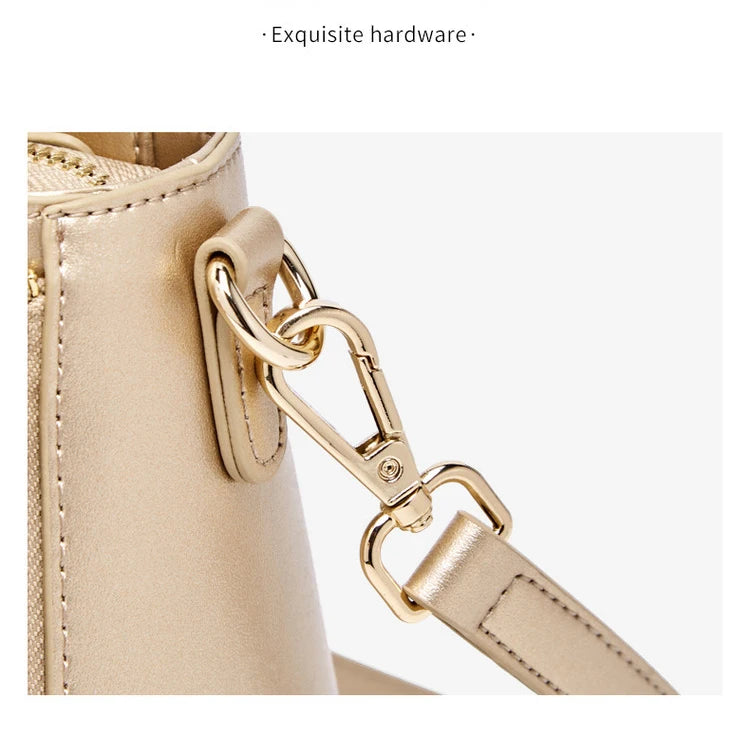 Cowhide Leather Women’s Handbag Luxury Design Elegant shoulder, crossbody, and tote style in one. Spacious and stylish, perfect for moms and everyday use.