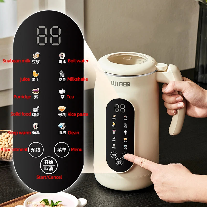 Automatic Soy Milk Machine Electric Juicer Blender Multifunctional Wall Breaking Machine Soybean Milk Maker Breakfast Machine