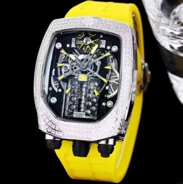 Advanced limited edition men's mechanical watch new design carving custom watch automatic mechanical men's watch men's gif