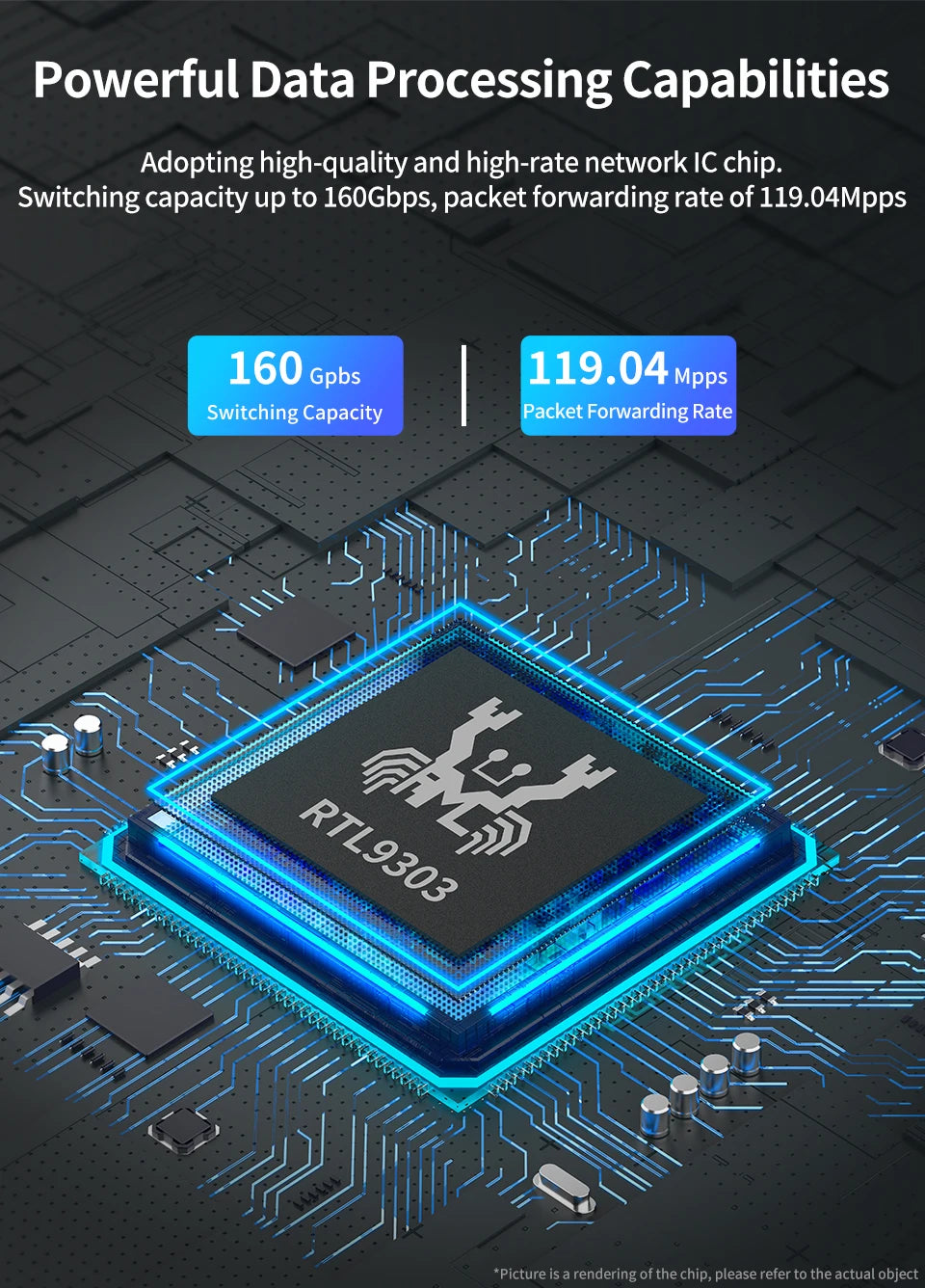 GoodTop 8 Port 10Gb Web Managed Ethernet Switch 10G Network Switch Homelab Network Hub Internet Splitter LACP/VLAN/DHCP Client