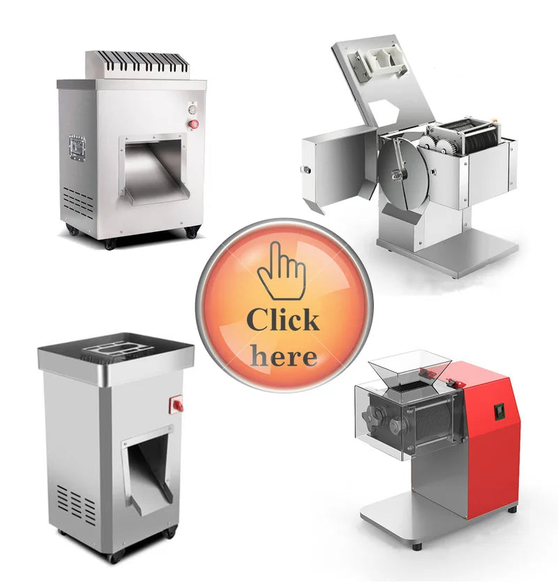 Meat Slicer Commercial Stainless Steel Meat Slicing Machine Meat Shredded Diced Machine 110V 220V