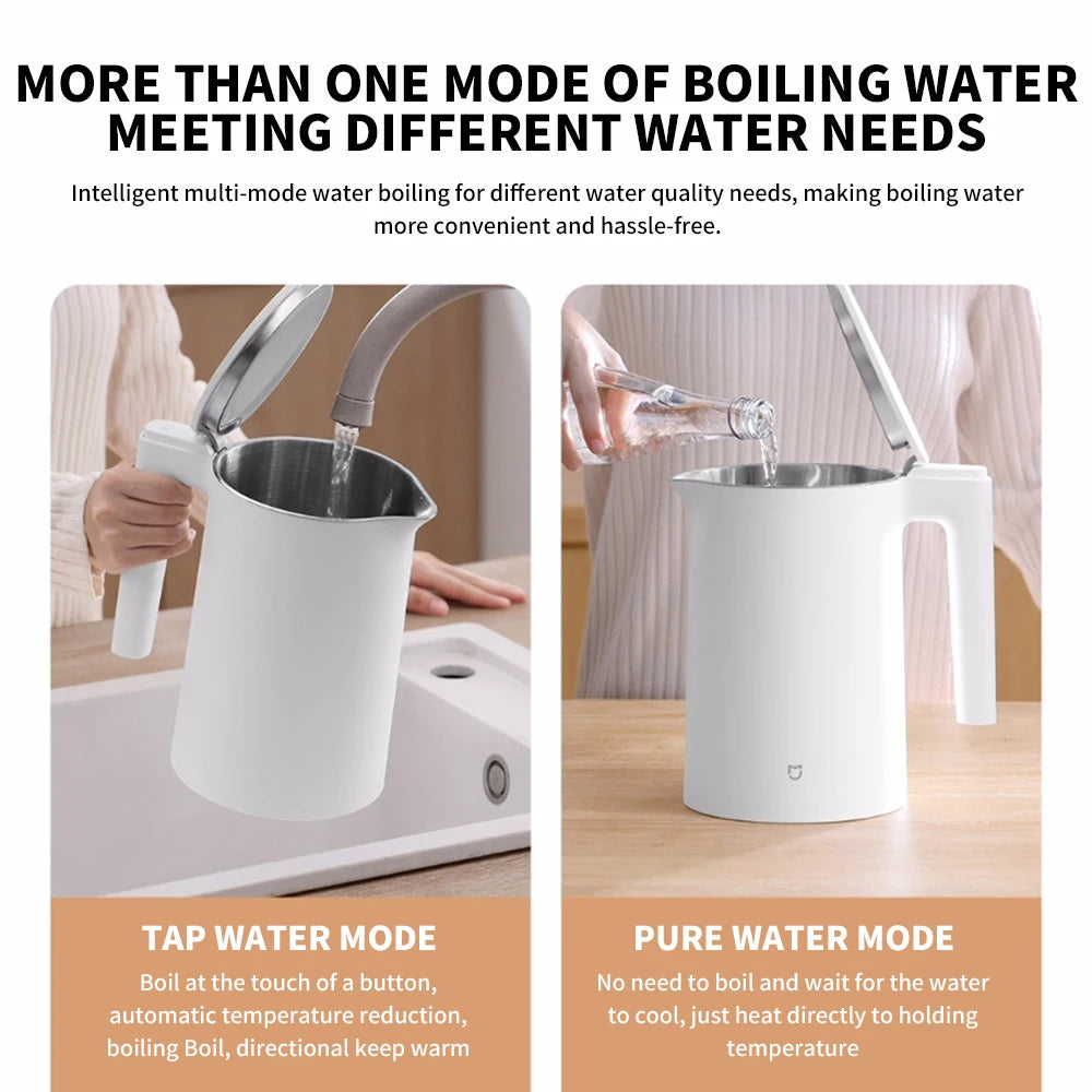 NEW MIJIA Smart Kettle 2 Pro Electric Kettles Kitchen Appliances LED Display 24H Intelligent Temperature Constant samovar