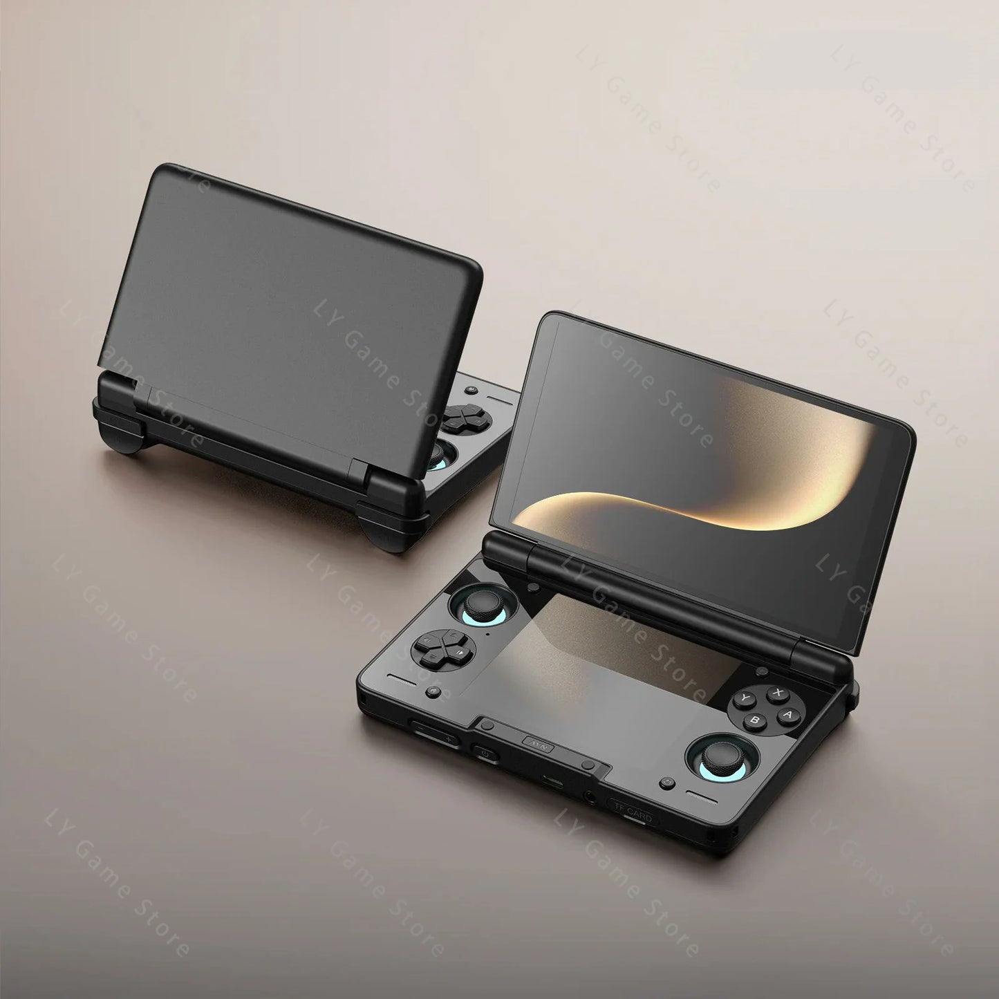 Thor 6” Handheld Gaming Console Dual OLED Screens Powered by Qualcomm Snapdragon CPU and Android 13, with a 6000mAh battery and hall stick controls for an immersive gaming experience on the go.