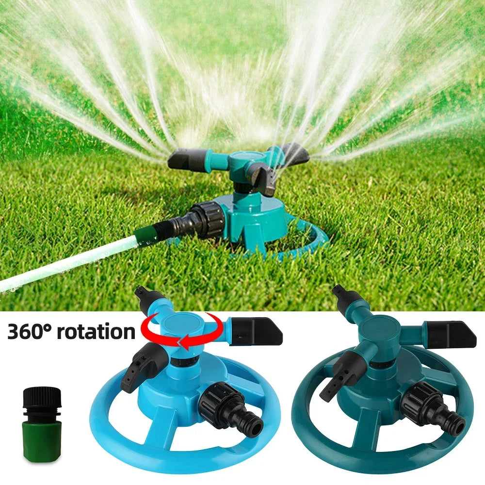 360  Automatic Rotating Garden Sprinkler – Quick Coupling Nozzle for Lawn & Garden Irrigation