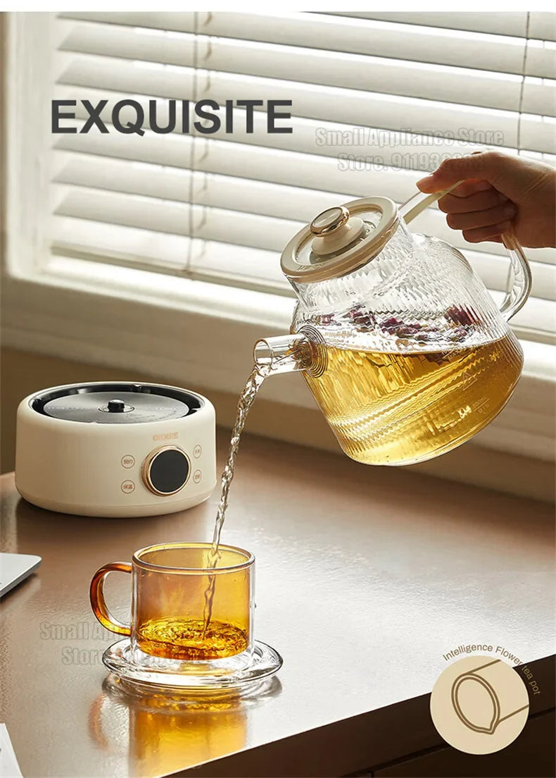 OIDIRE 220v Glass Electric Kettle Health Preserving Pot Tea Maker With Filter Reservation Temperature Adjustable Multi Cooker