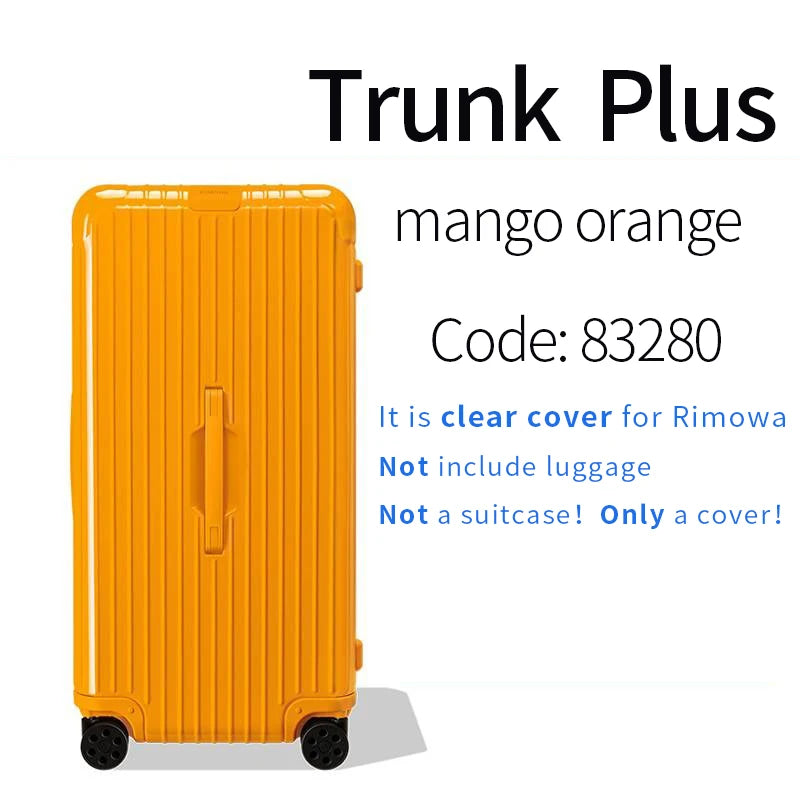 Transparent Cover Applicable for Rimowa Essential Suitcase Protective Cover Clear Trunk Plus 31 33 Inch Rimowa Luggage Cover