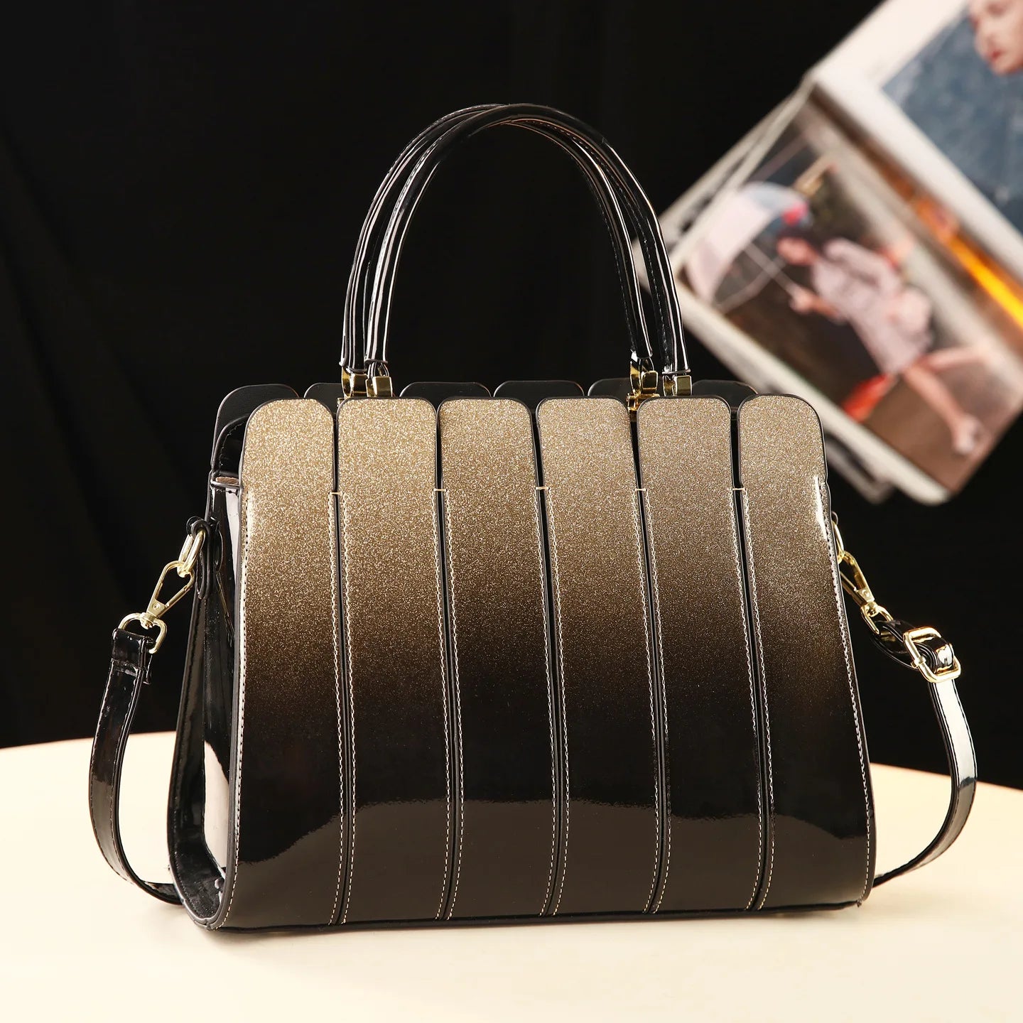 Leather Women’s Handbag Versatile Shoulder & Crossbody Crafted from smooth, bright leather with a stylish design. Comfortable, elegant, and perfect for everyday use.