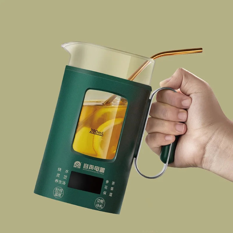 600ml Smart Tea Maker Portable Mini Health Pot Home Travel Multi-function Electric Kettle Automatic keep warm Kettle 220V